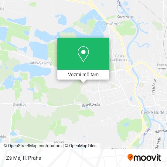 Zš Máj II mapa