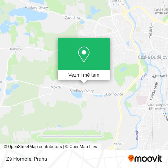 Zš Homole mapa