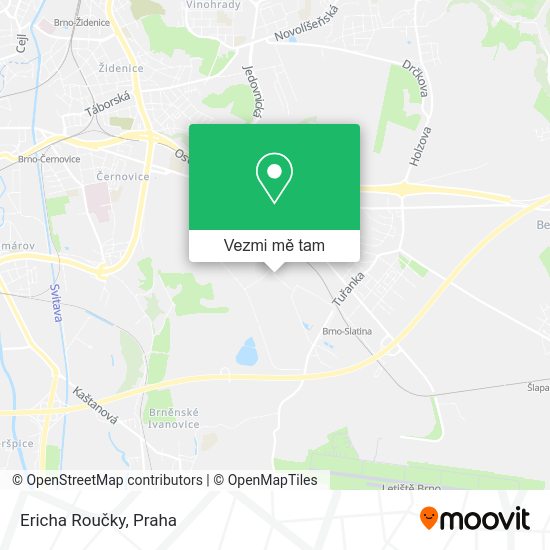 Ericha Roučky mapa