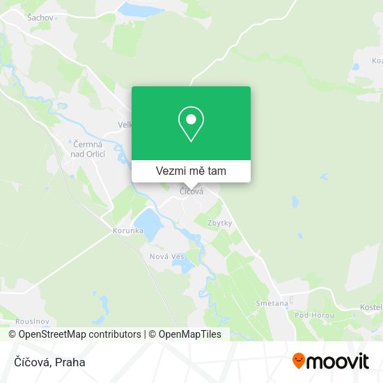 Číčová mapa
