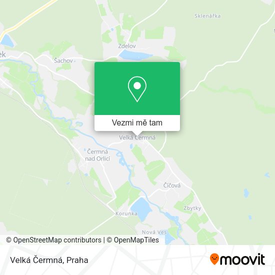 Velká Čermná mapa