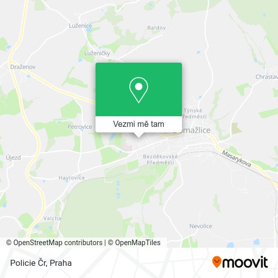 Policie Čr mapa