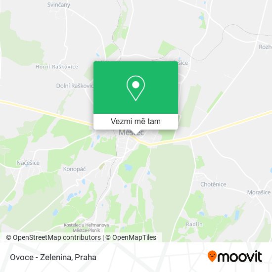 Ovoce - Zelenina mapa