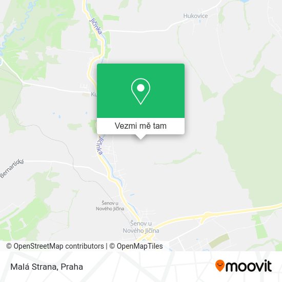 Malá Strana mapa