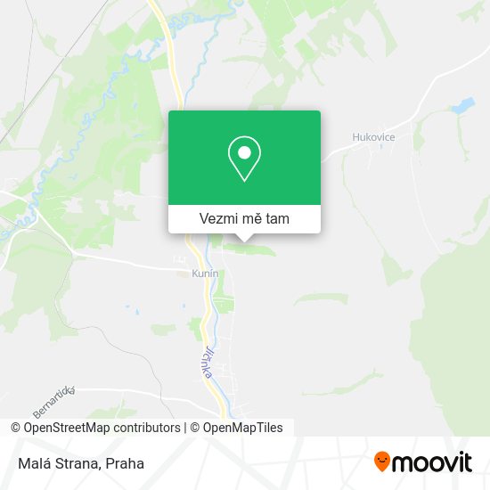 Malá Strana mapa