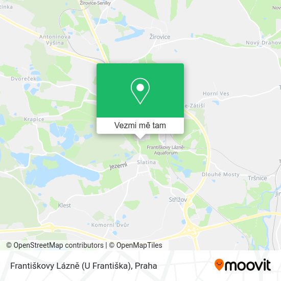 Františkovy Lázně (U Františka) mapa