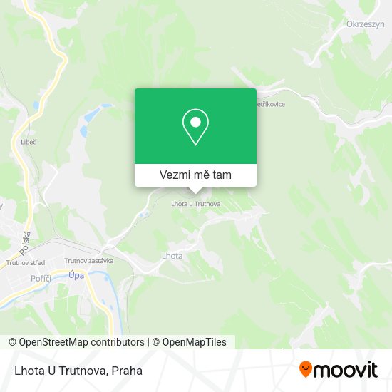 Lhota U Trutnova mapa