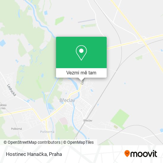 Hostinec Hanačka mapa