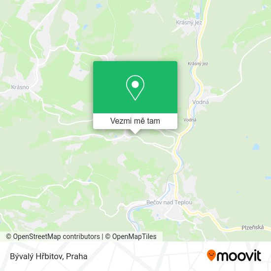 Bývalý Hřbitov mapa