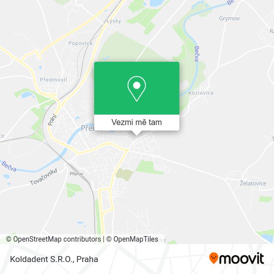 Koldadent S.R.O. mapa