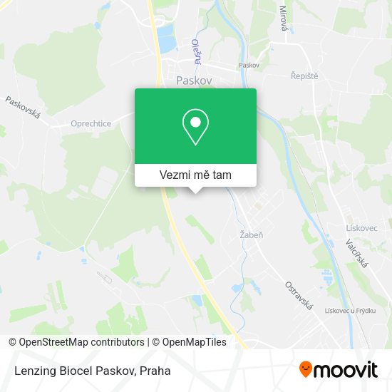 Lenzing Biocel Paskov mapa