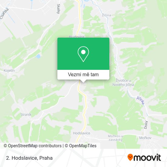 2. Hodslavice mapa