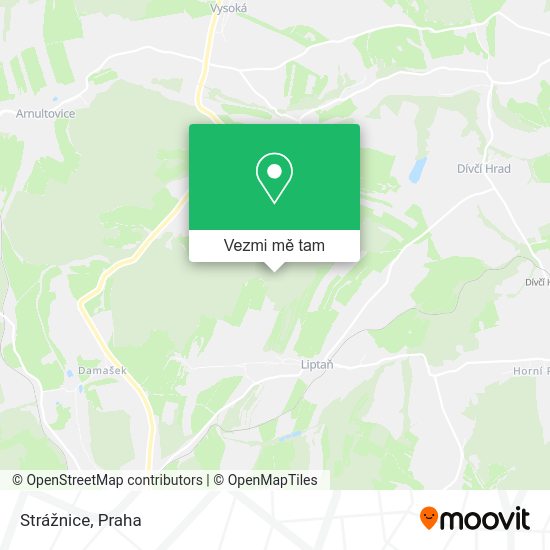 Strážnice mapa