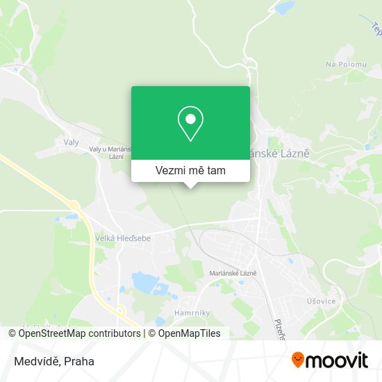 Medvídě mapa