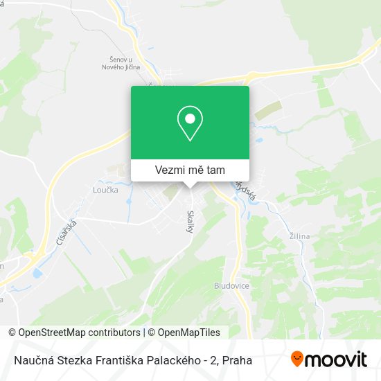 Naučná Stezka Františka Palackého - 2 mapa