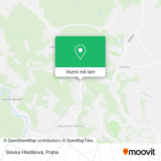 Slávka Hledíková mapa