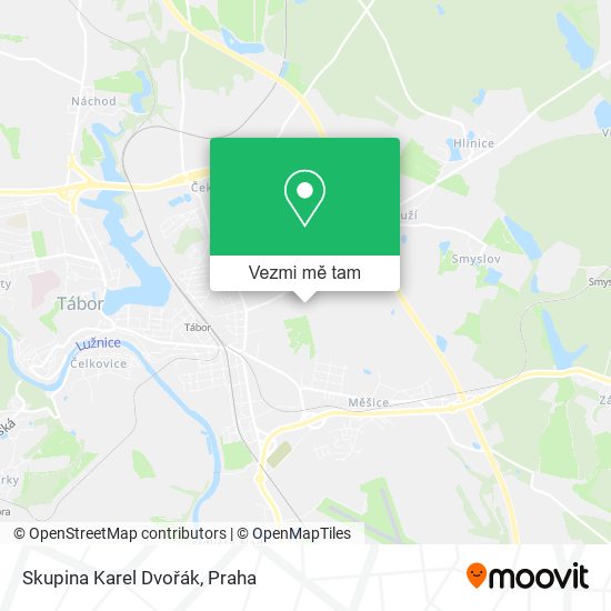 Skupina Karel Dvořák mapa