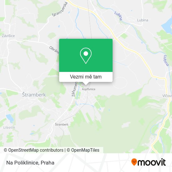 Na Poliklinice mapa
