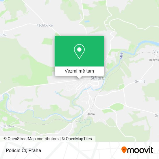Policie Čr mapa