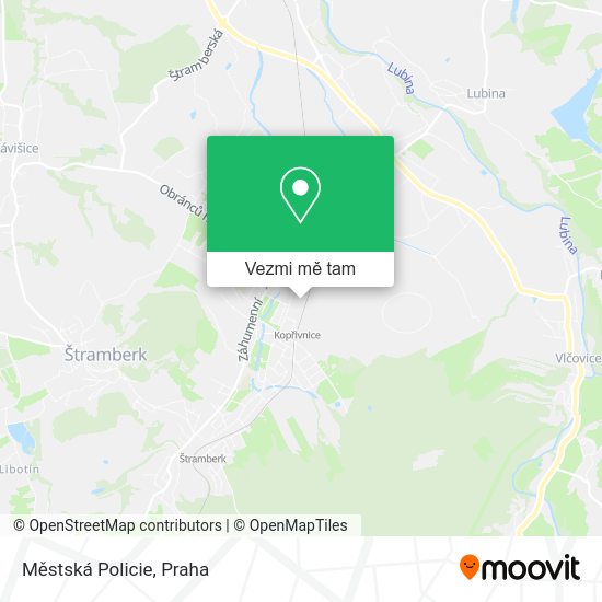 Městská Policie mapa