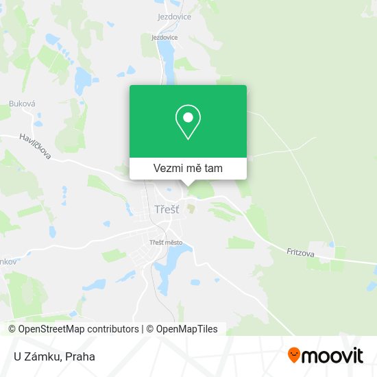U Zámku mapa
