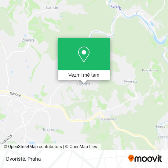Dvořiště mapa