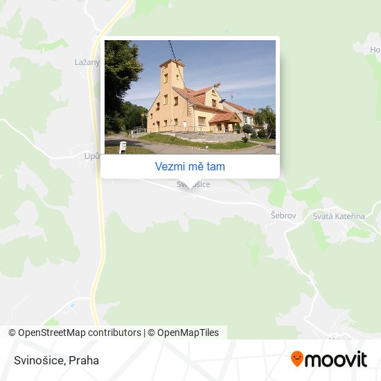 Svinošice mapa