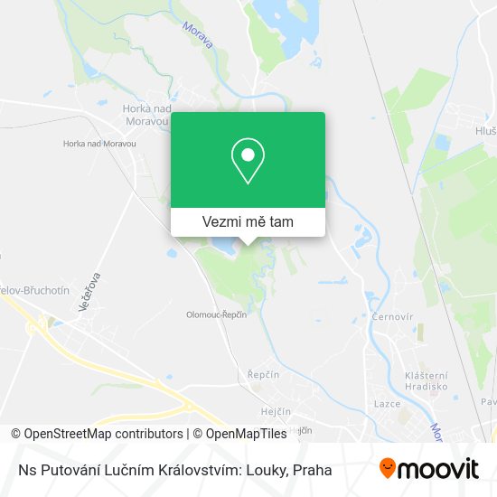 Ns Putování Lučním Královstvím: Louky mapa