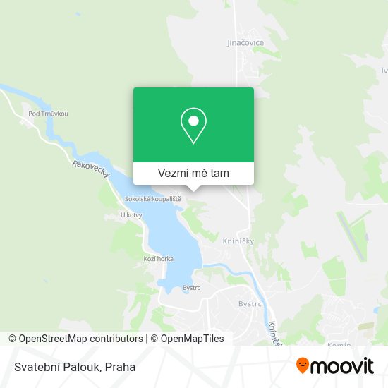 Svatební Palouk mapa