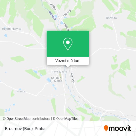 Broumov (Bus) mapa