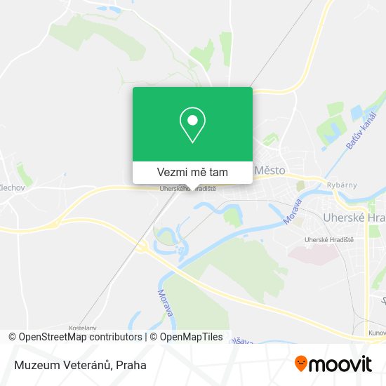 Muzeum Veteránů mapa