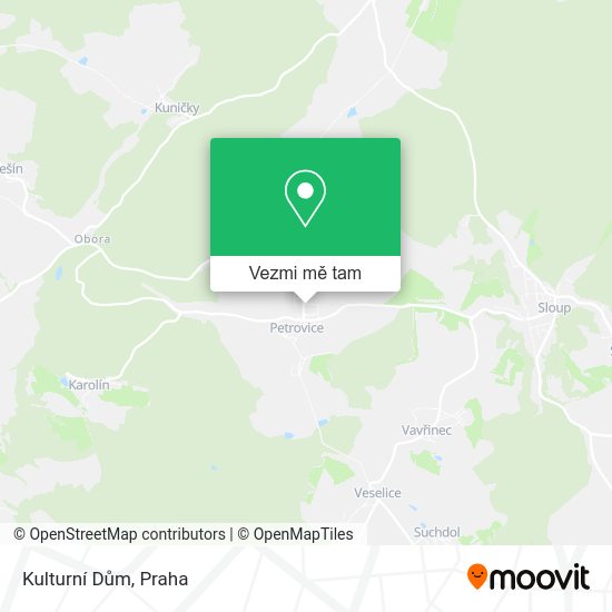 Kulturní Dům mapa