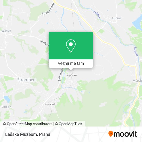 Lašské Muzeum mapa