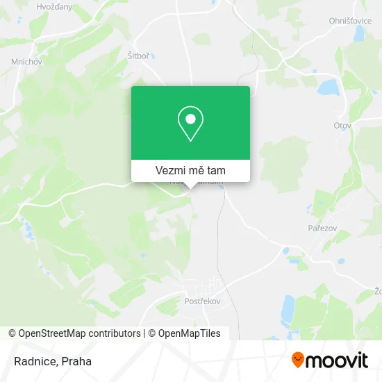 Radnice mapa