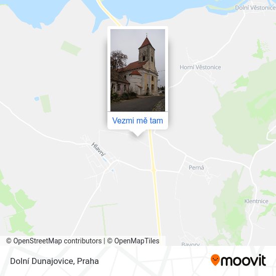 Dolní Dunajovice mapa