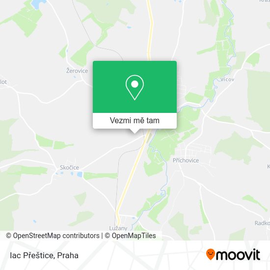 Iac Přeštice mapa