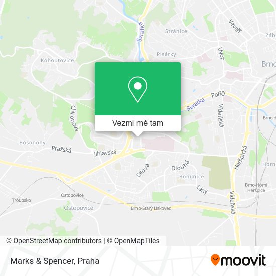 Marks & Spencer mapa