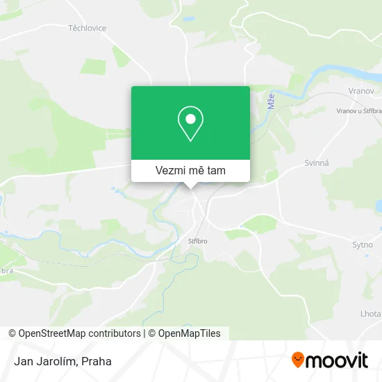Jan Jarolím mapa