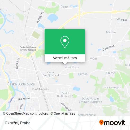 Okružní mapa