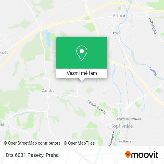 Dts 6031 Paseky mapa
