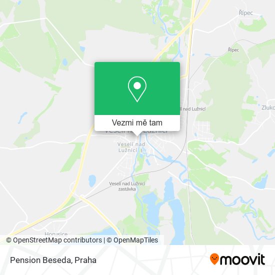 Pension Beseda mapa