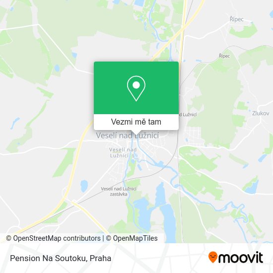 Pension Na Soutoku mapa