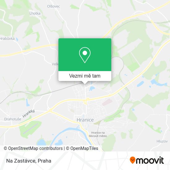 Na Zastávce mapa