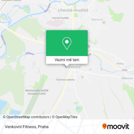 Venkovní Fitness mapa