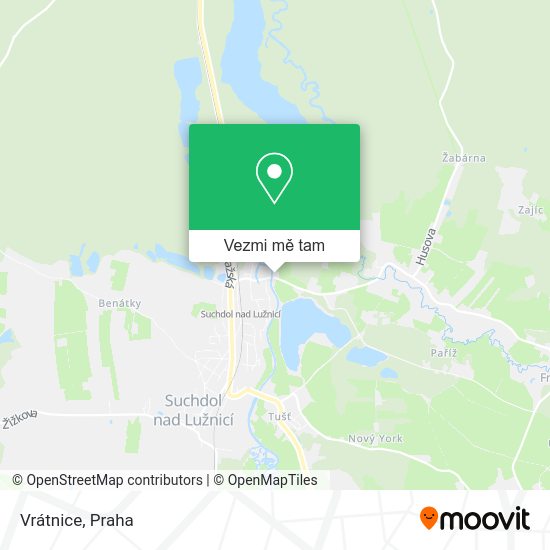 Vrátnice mapa