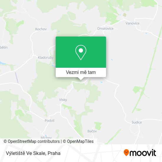 Výletiště Ve Skale mapa
