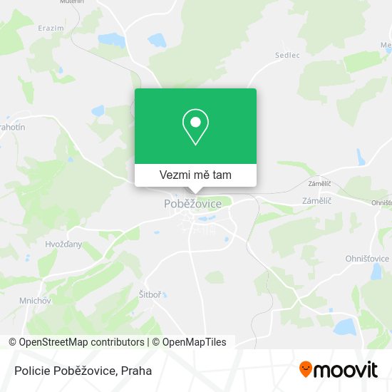 Policie Poběžovice mapa