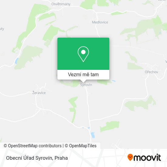 Obecní Úřad Syrovín mapa