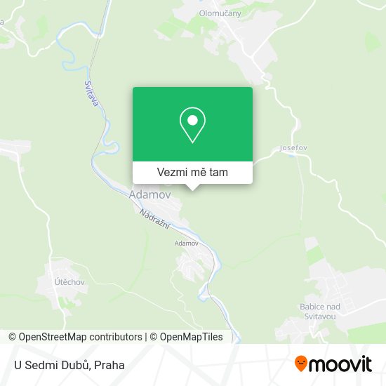 U Sedmi Dubů mapa