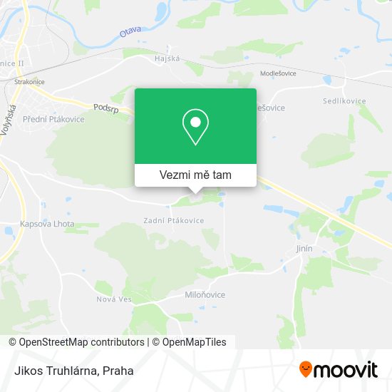 Jikos Truhlárna mapa